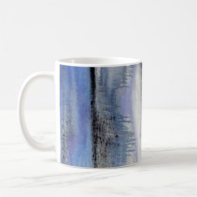 Tasse d'abrégé sur gris bleu (Gauche)