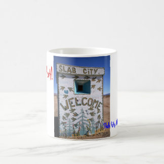 Tasse d'accueil de ville de dalle