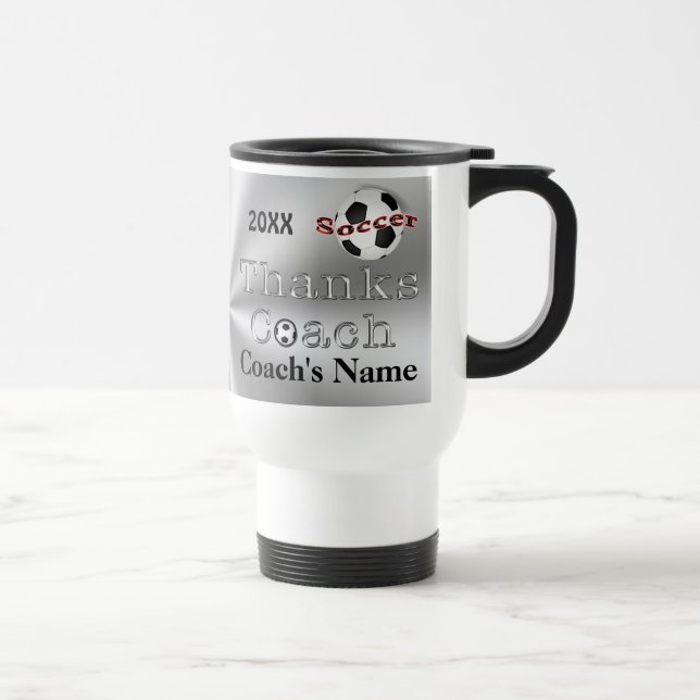 Tasse d'acier inoxydable de Merci de cadeaux (Droite)