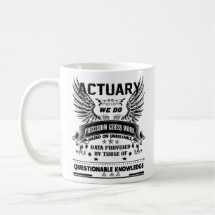 Tasse d'actuaire, tasse de café d'actuaire, tasses