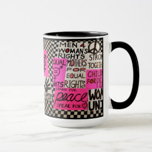 Tasse d'affiches de mars des femmes