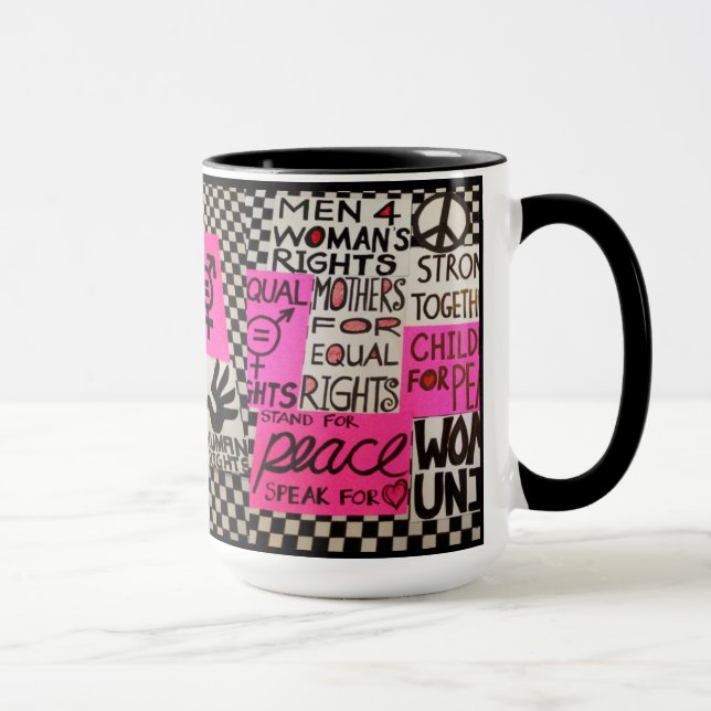 Tasse d'affiches de mars des femmes (Droite)