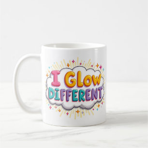 Tasse d'affirmation Je Brille Différemment