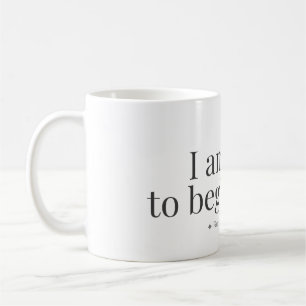 Tasse d'affirmation pour recommencer