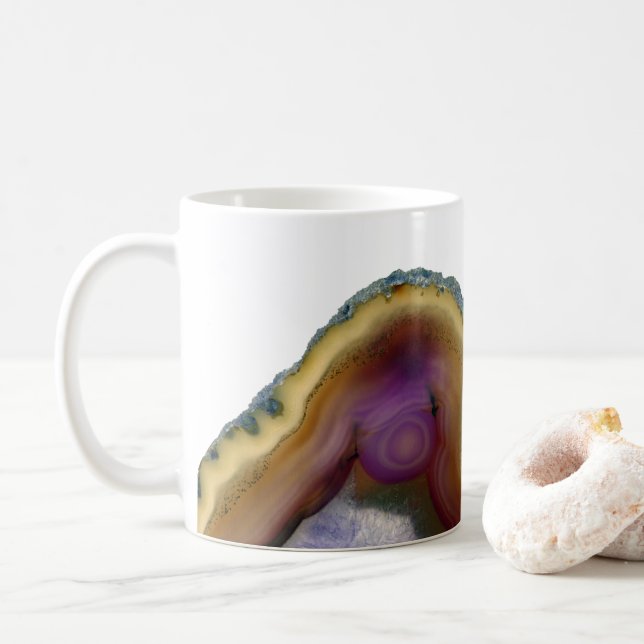 Tasse d'agate de roche de géologues (Avec donut)