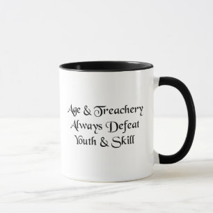 Tasse d'âge et de trahison