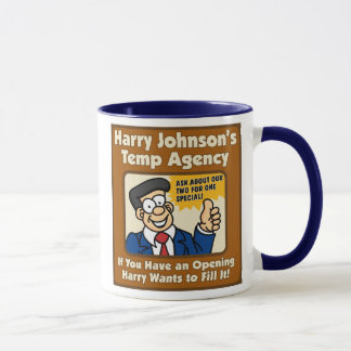 Tasse d'agence d'emplois temporaires de Harry