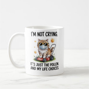 Tasse d'allergie de chat drôle - Pas en train de p