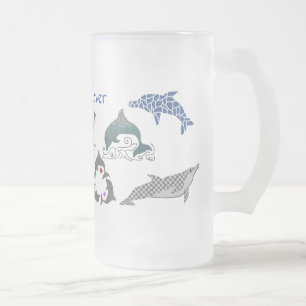 Tasse d'amant de dauphin