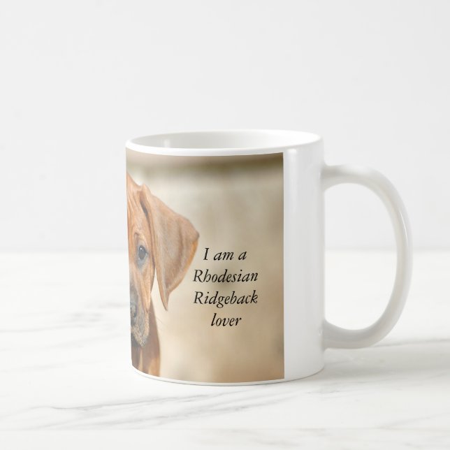 Tasse d'amant de Rhodesian Ridgeback (Droite)