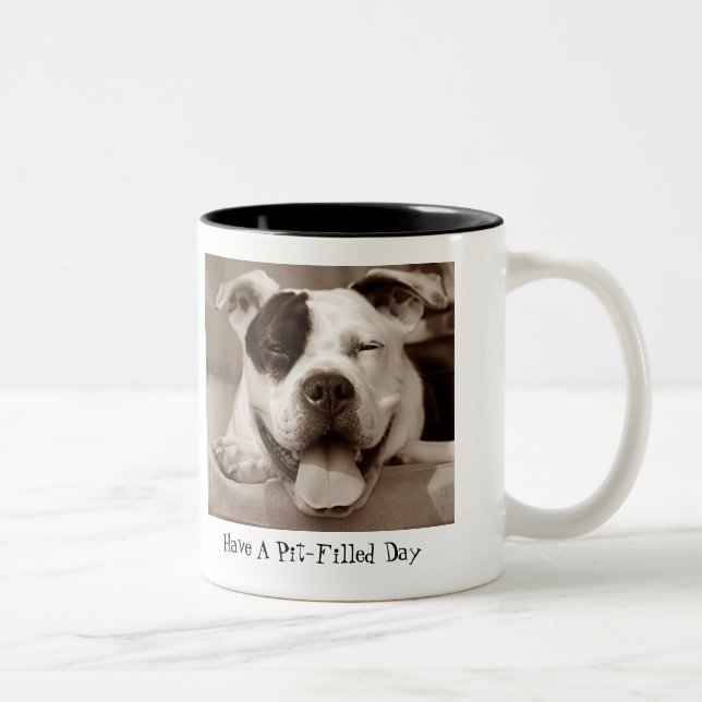 Tasse d'amants de Pitbull (Droit)