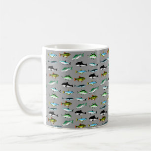 Tasse d'amants de poissons