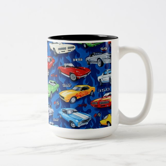 Tasse d'amants de voiture de classiques de voiture (Droit)