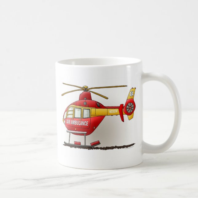 Tasse d'ambulance d'hélicoptère (Droite)