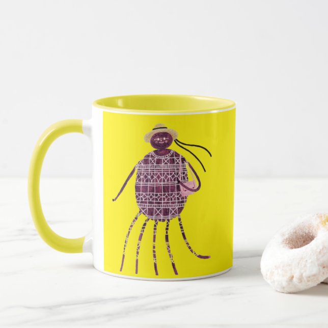 Tasse Dame Araignée Charmante (Avec donut)