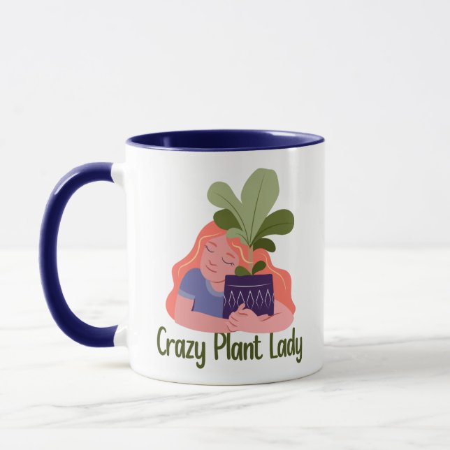 Tasse Dame Folle de Plantes (Gauche)