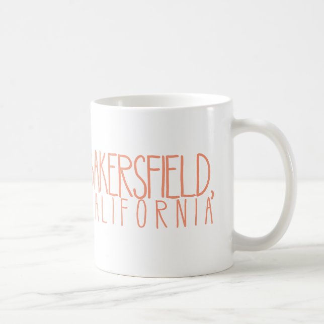 Tasse d'amour de Bakersfield, la Californie (Droite)