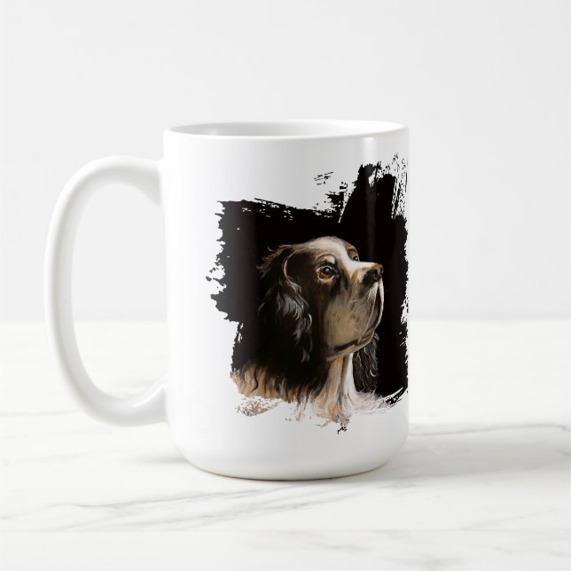 Tasse d'amour de chien épagneul  (Gauche)