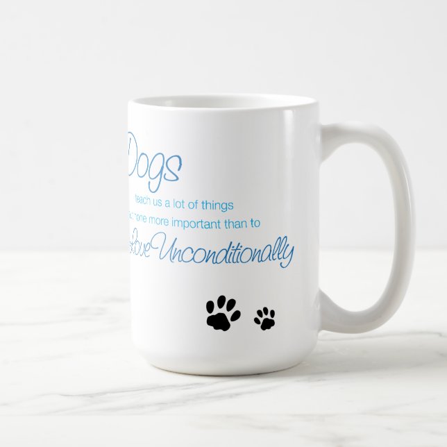 Tasse d'amour de chiens (Droite)