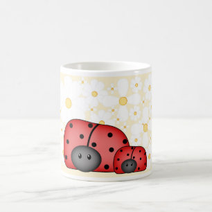 Tasse d'amour de coccinelle