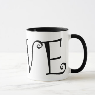 Tasse d'amour de coccinelle
