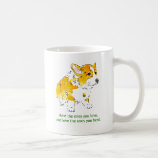 Tasse d'amour de corgi