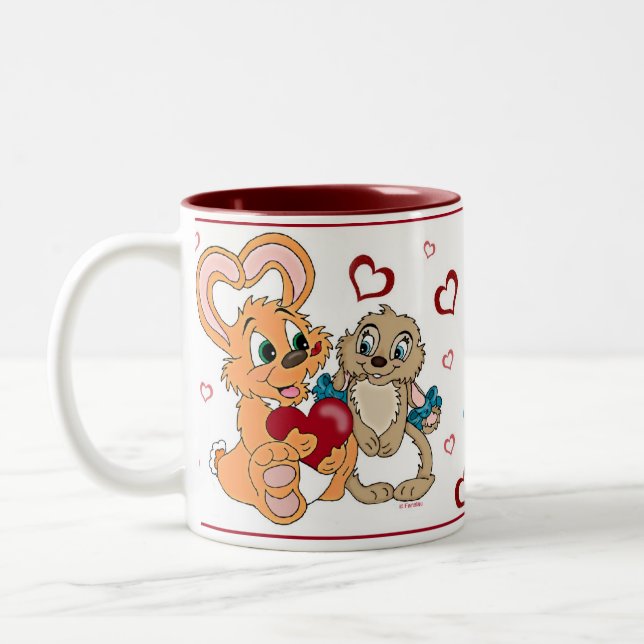 Tasse d'amour de lapin (Gauche)