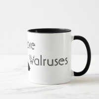 Tasse d'amour de morse