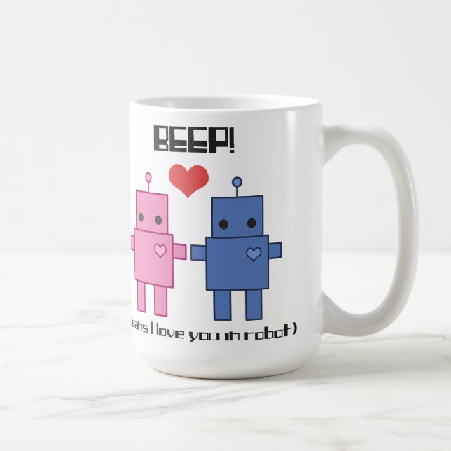 Tasse d'amour de robot (Droite)