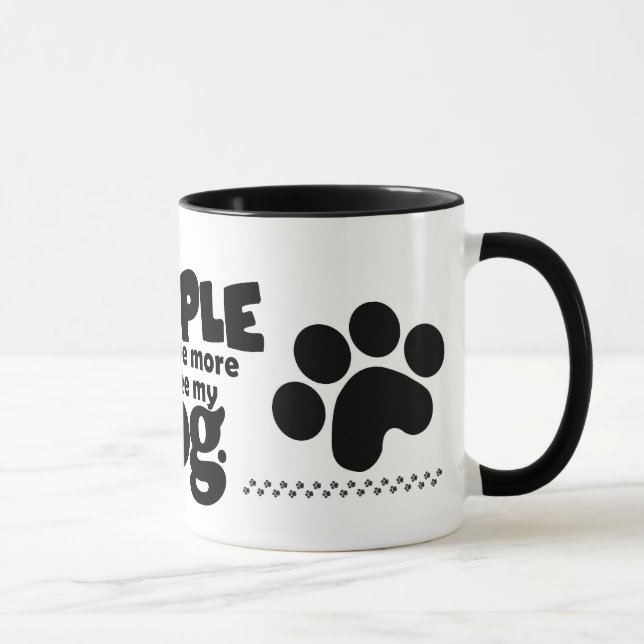 Tasse d'amoureux de les chiens (Droite)
