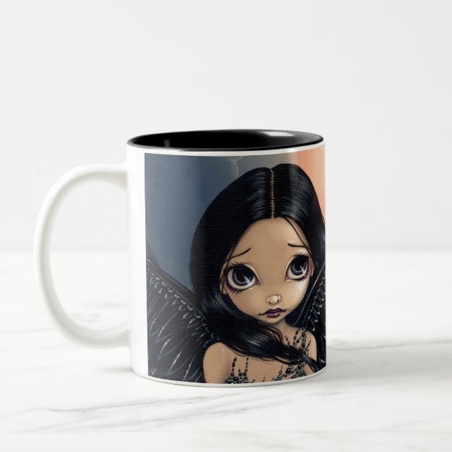 Tasse "d'ange à ailes par noir" (Gauche)
