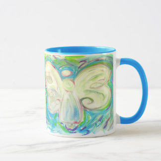 Tasse d'ange de lumière blanche