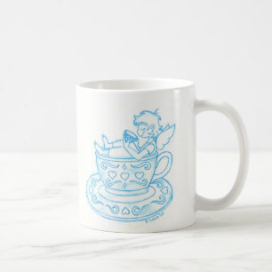 Tasse d'ange de tasse de thé