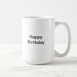 Tasse d'anniversaire
