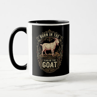 Tasse d'anniversaire Chèvre de Feu 2027 Année de l