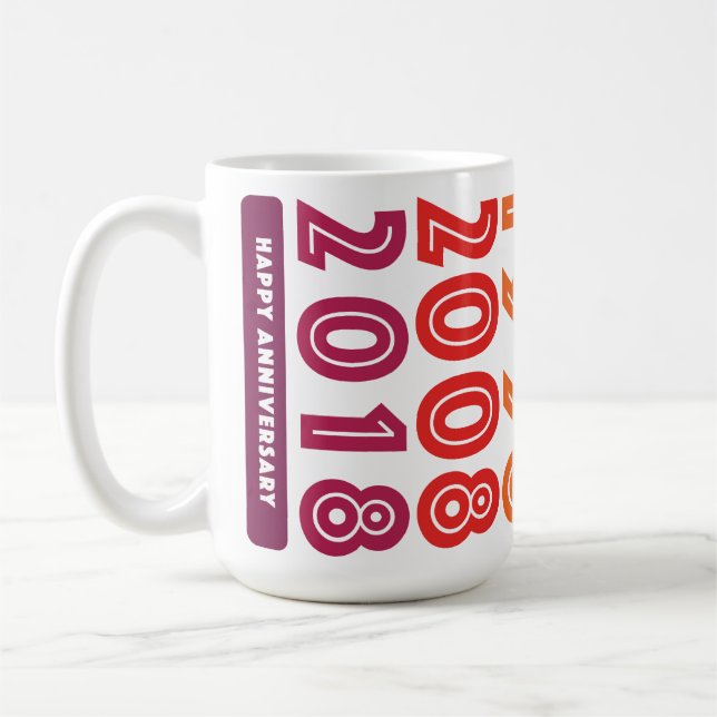 Tasse d'anniversaire de K&D (Gauche)