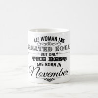 Tasse d'anniversaire de novembre