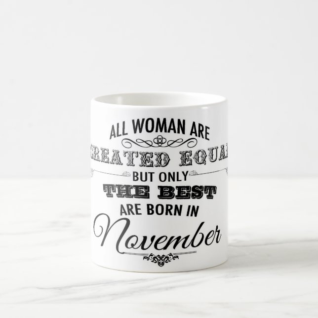 Tasse d'anniversaire de novembre (Centre)