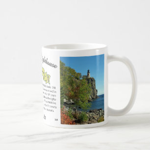 Tasse d'anniversaire de phare fendu de roche 100th