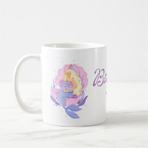 Tasse d'anniversaire de sirène