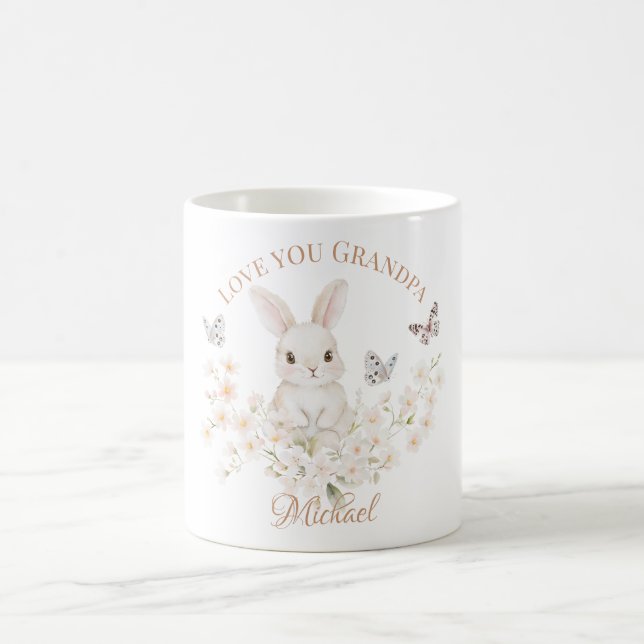 Tasse d'anniversaire pour grand-père "Je t'aime" (Centre)