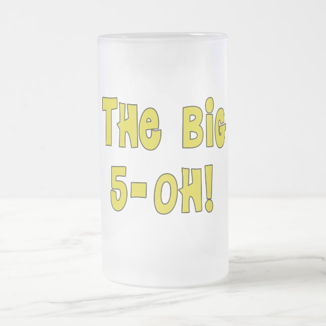 Tasse d'anniversaire The Big 5-OH! (Centre)
