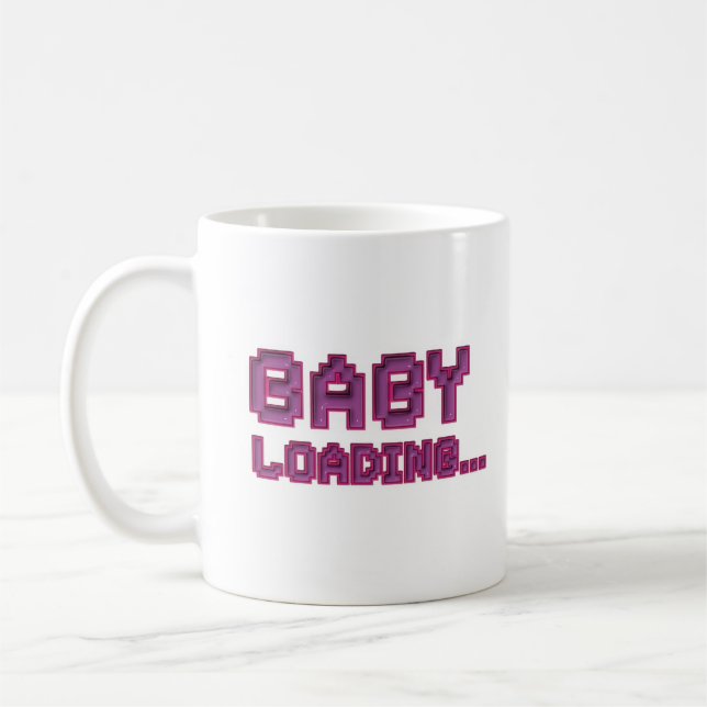 Tasse d'annonce de grossesse Bébé en chargement (Gauche)