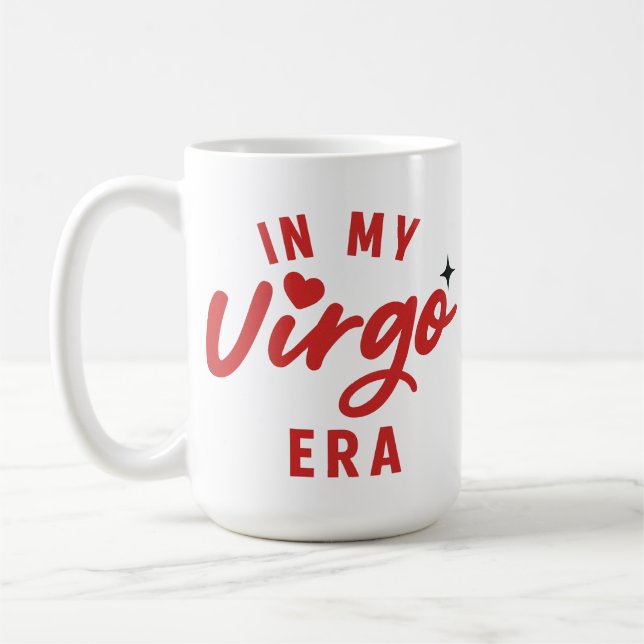 Tasse Dans Mon Ère Vierge, Cadeau D'anniversaire V (Gauche)