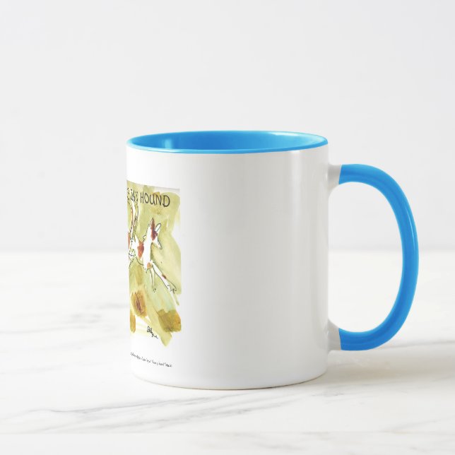 Tasse d'aquarelle de chien d'Ibizan (Droite)