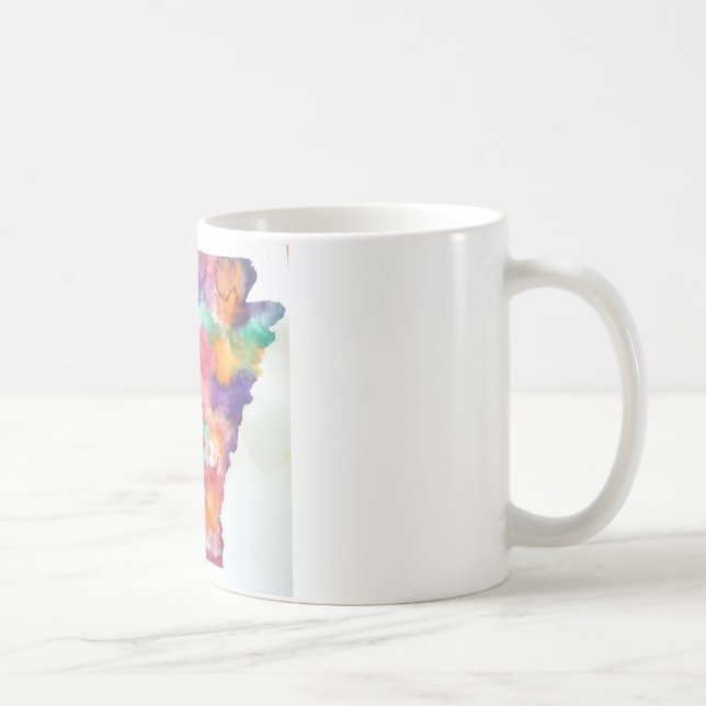 Tasse d'aquarelle de l'Arkansas (Droite)