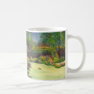 Tasse d'aquarelle du jardin II de Jane Austen