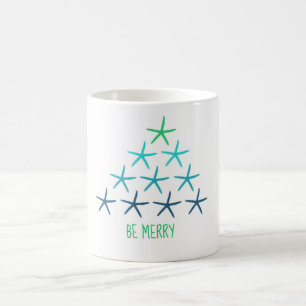 Tasse d'arbre de Noël d'étoiles de mer