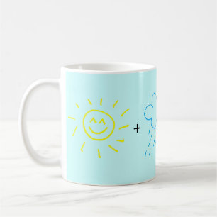 Tasse d'arc-en-ciel