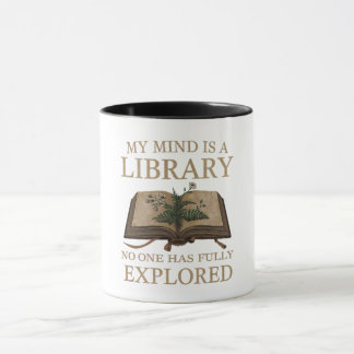Tasse Dark Academia | Mug Citation Bibliothèque